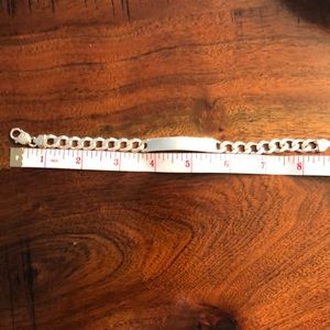 Sterling silver link ID bracelet